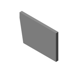 Šamotová deska boční pravá SORBAS s TV 